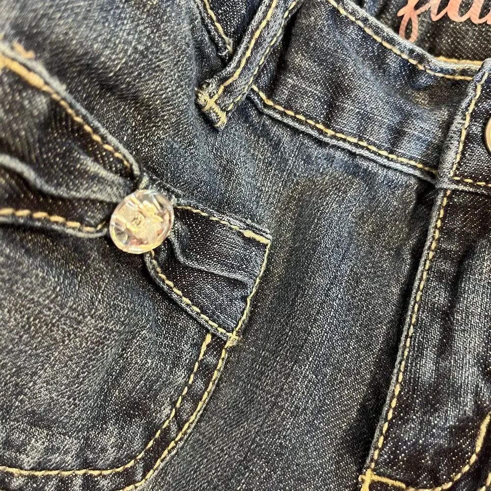 Gymboree Flare Denim Jeans cotton girls size 8 pants wide bell bottom